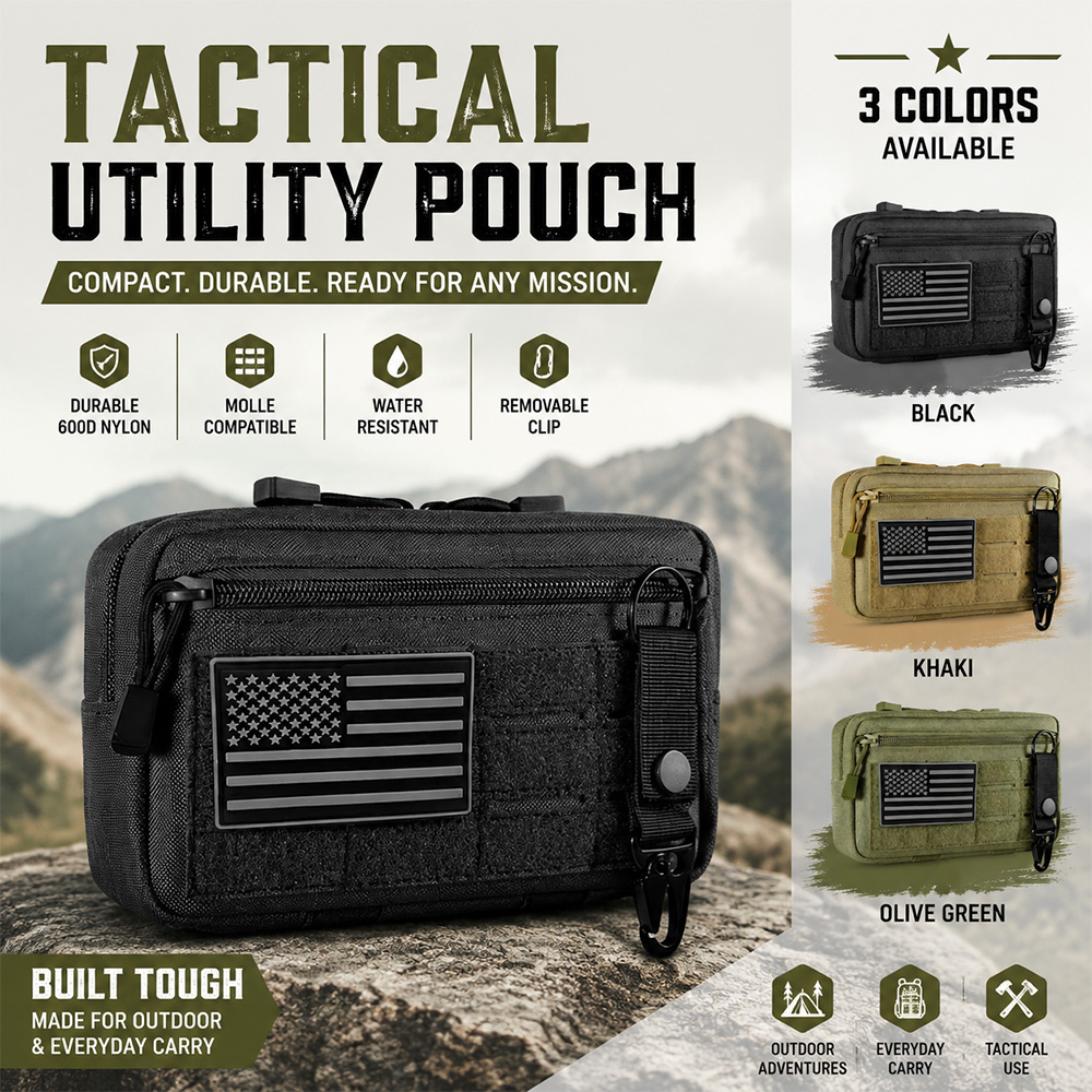 First Aid Kit - Taktische Molle EDC-Tasche, Outdoor-Erste-Hilfe-Tasche, kompakte Hüfttasche,