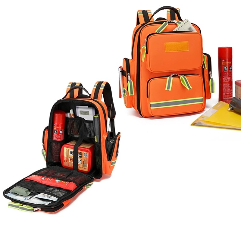 First Aid Kit - Auto-Notfallset, Erste-Hilfe-Rucksack, Feuerwehr-Handtaschenrucksack, Heim-Notfallset, medizinischer Rucksack,
