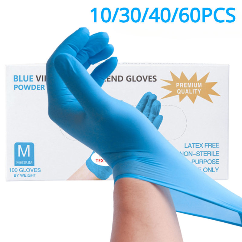 10/30/40/60PCS Einweg Blau Nit – Medical Gloves Bewertung und Preis