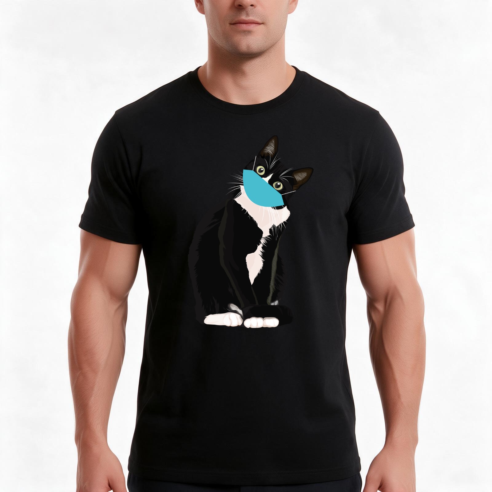 Niedliches T-Shirt mit Katze,  – Surgical Mask Bewertung und Preis