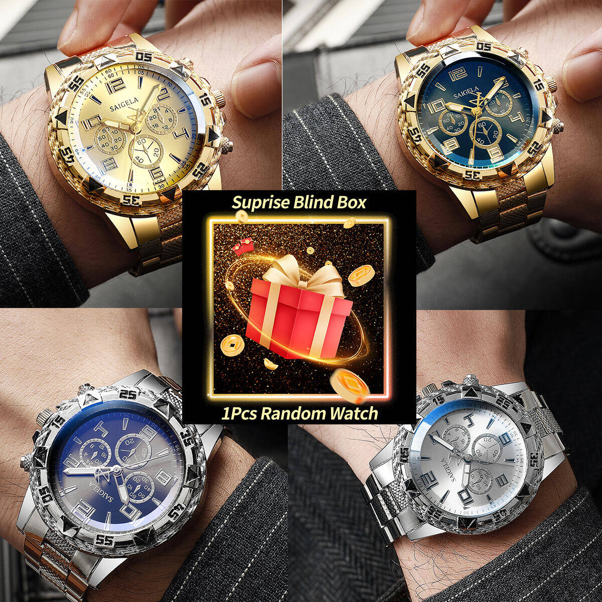 1PC Überraschung Mystery Uhr B – Bandage Bewertung und Preis