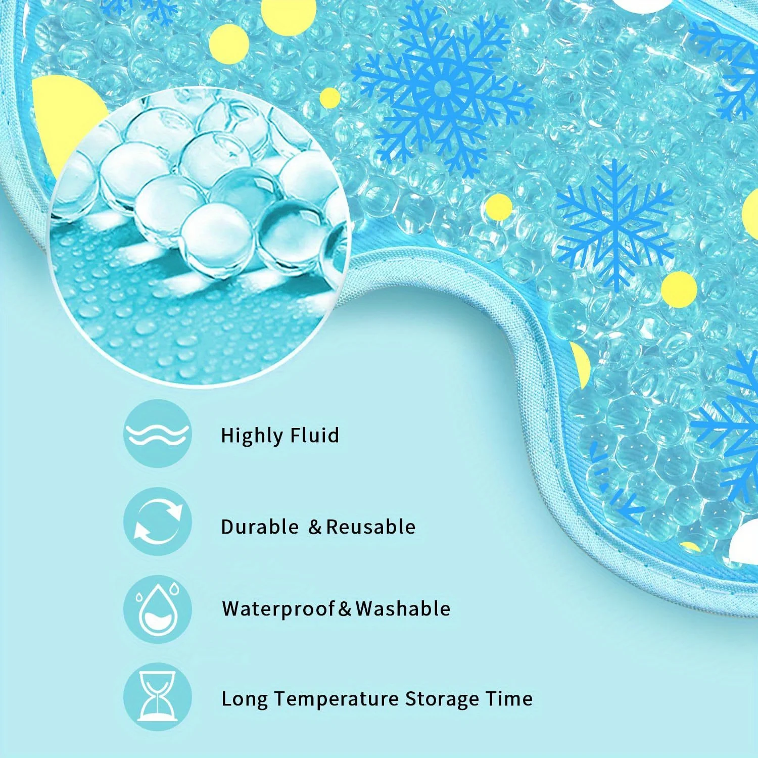 Kühlende Augenmaske mit Gel-Pe – Surgical Mask Bewertung und Preis