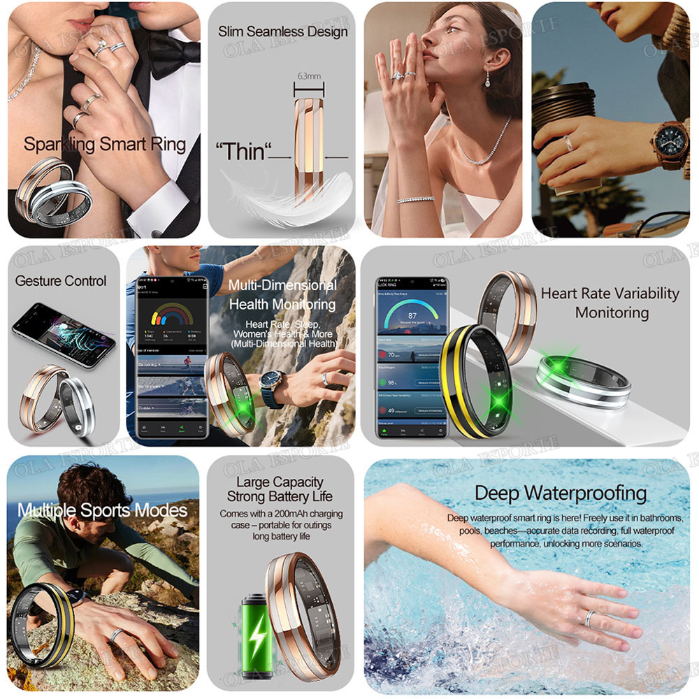 Gestenerkennung Smart Ring Ges – Blood Pressure Monitor Bewertung und Preis